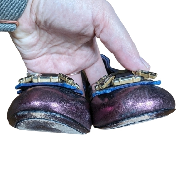 Miu Miu purple embellished jewel ballet flats sz EU 39.5 - Picture 12 of 12